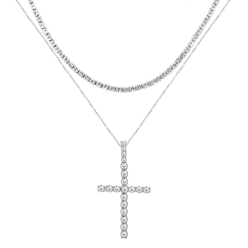 CROSS PENDANT NECKLACE