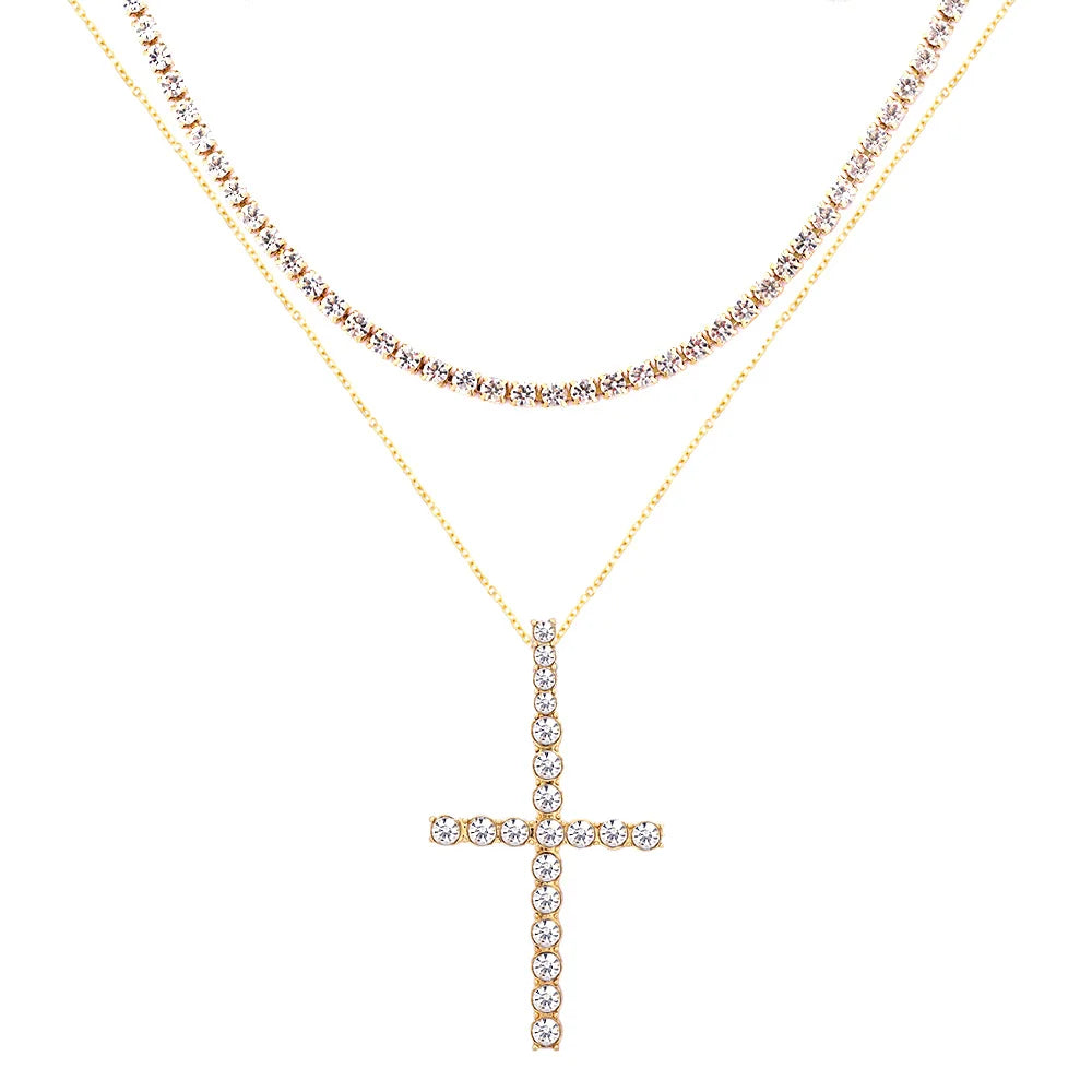 CROSS PENDANT NECKLACE