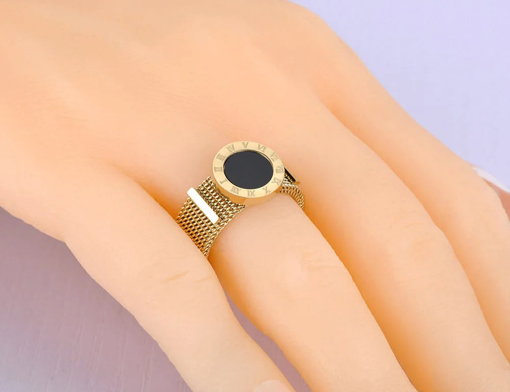 ROMAN NUMERAL RING
