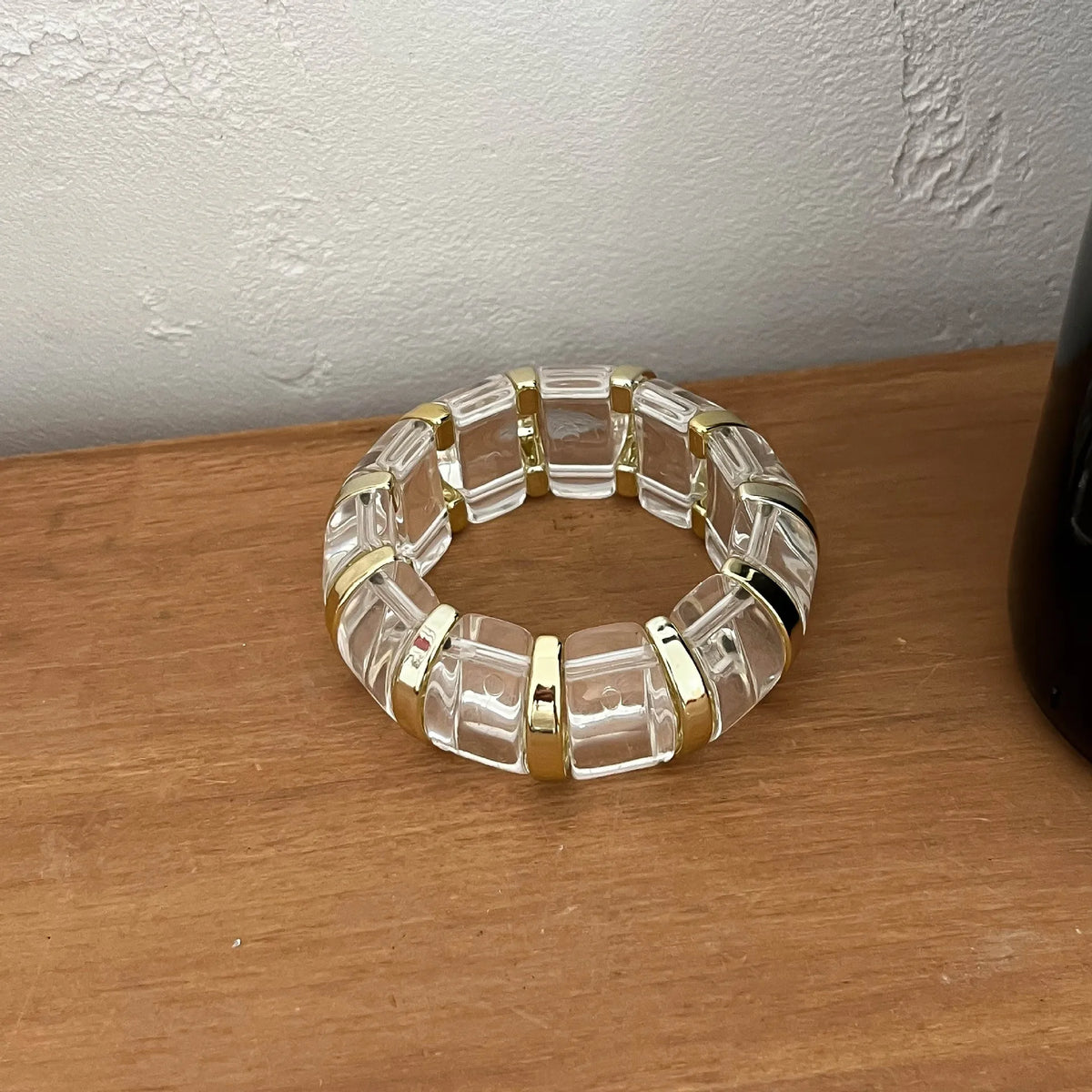 MARBLE LOVE  RESIN X ELASTIC BANGLE