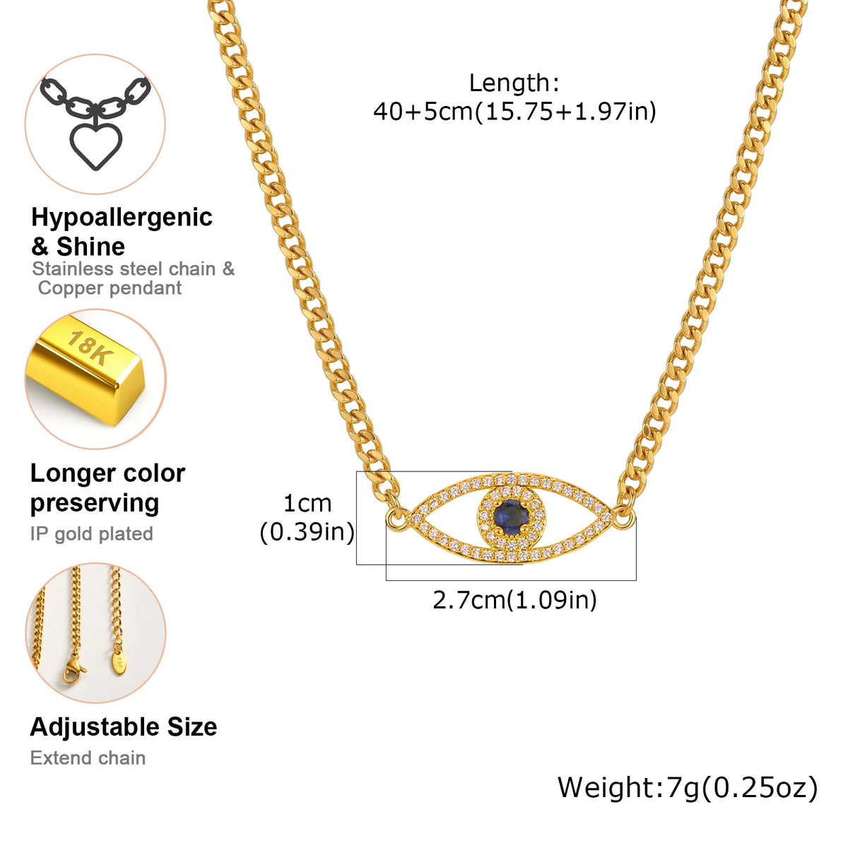 EVIL EYE NECKLACE