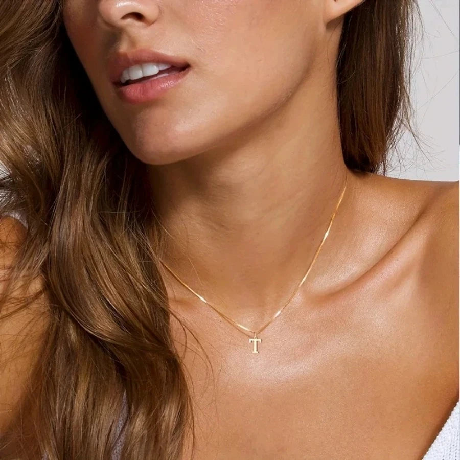 MINIMALIST A-Z INITIAL NECKLACE
