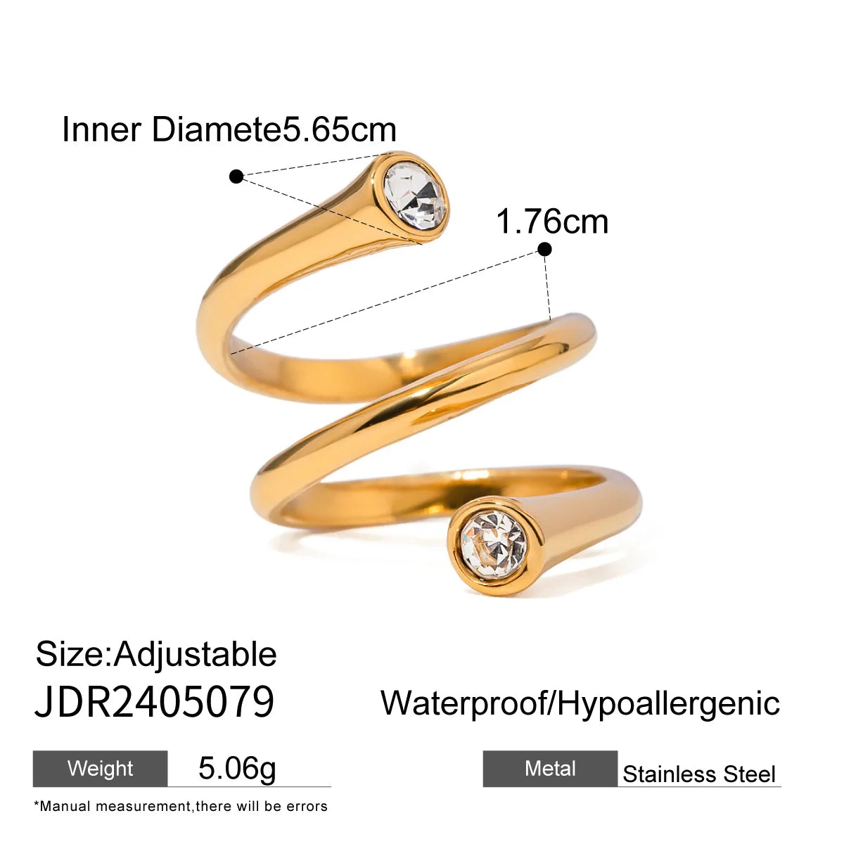 LUCKY LOVE  LAYERED RING