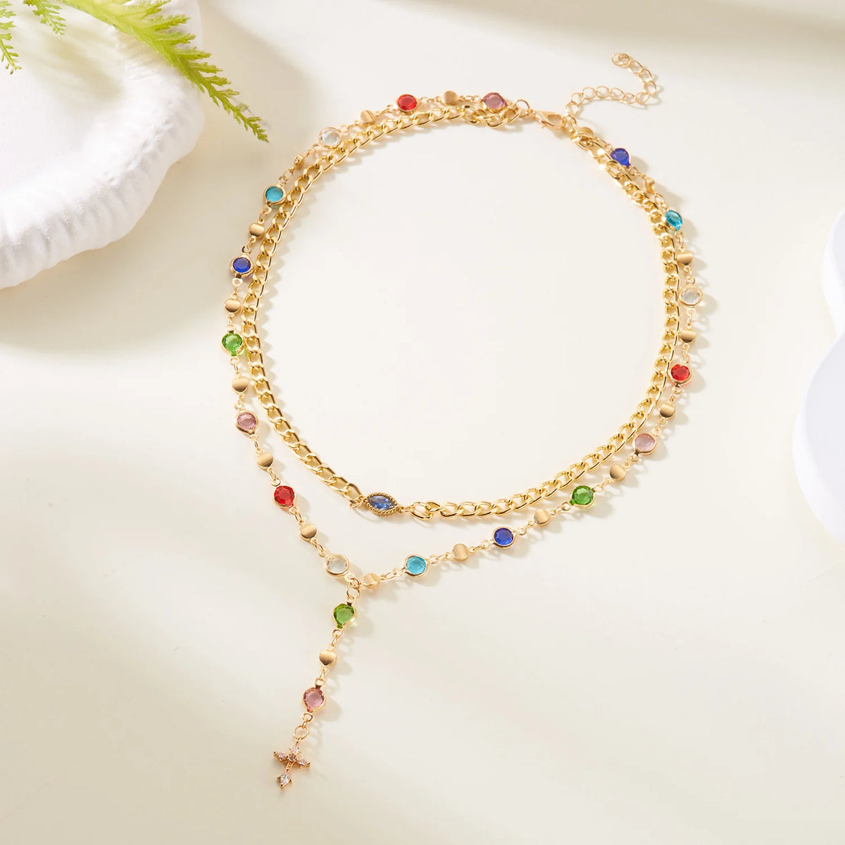 COLOR MY LIFE LAYERED NECKLACE