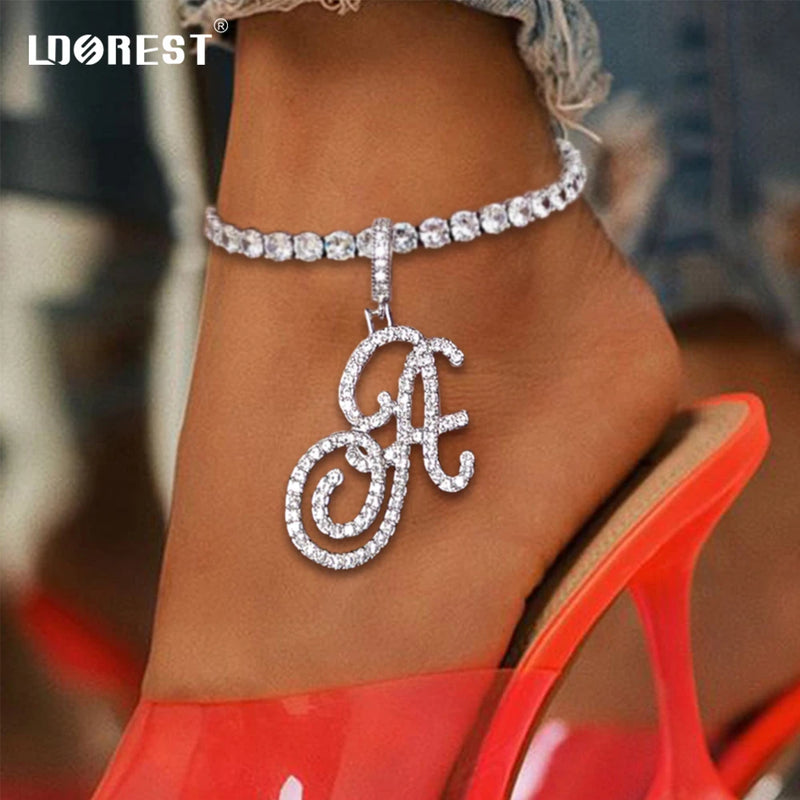 A-Z ICED ME OUT TENNIS ANKLET