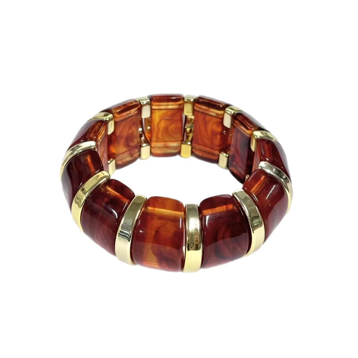 MARBLE LOVE  RESIN X ELASTIC BANGLE