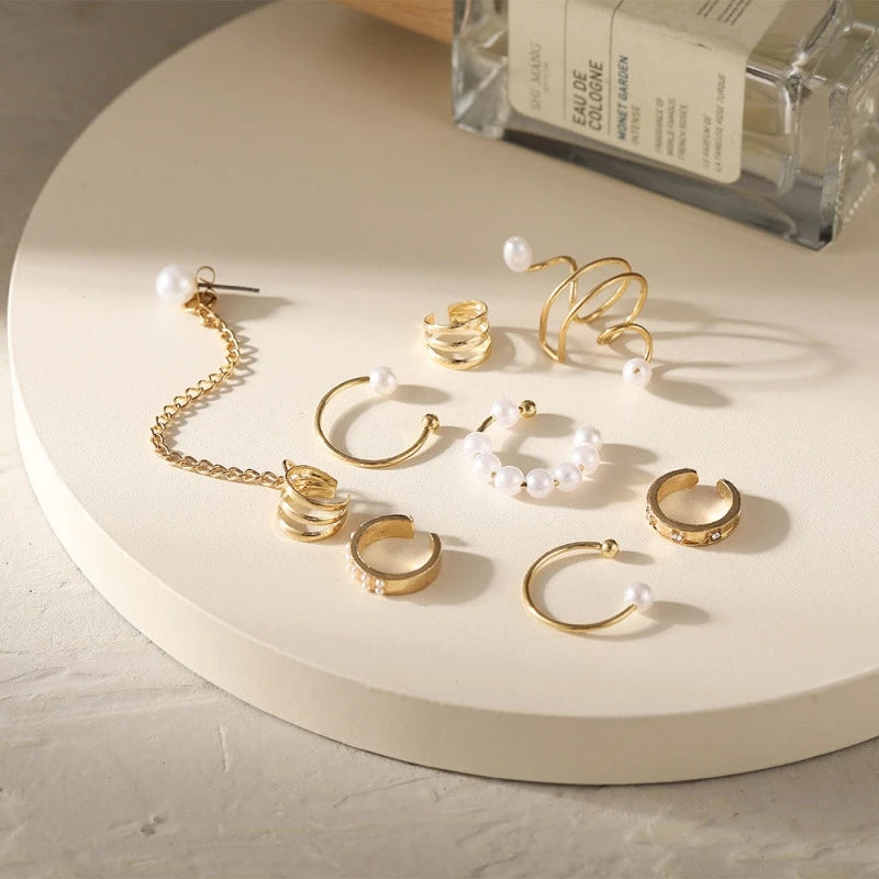 CUFF ME EARRING SET