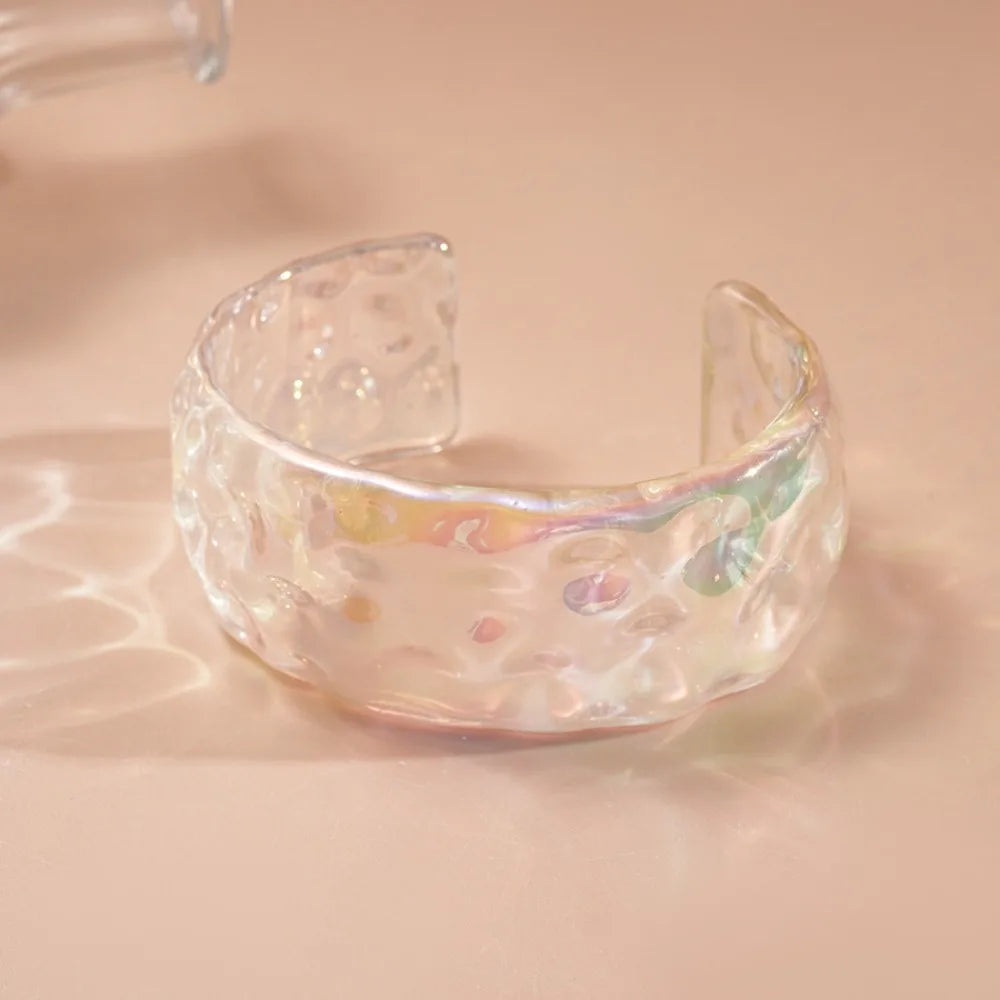 TRANSPARENT RESIN BRACELET