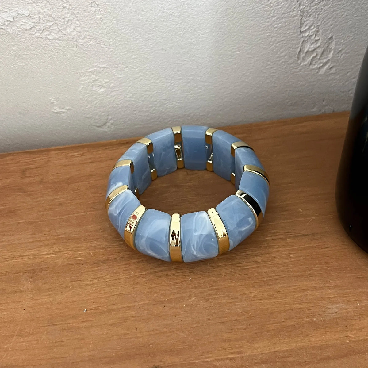MARBLE LOVE  RESIN X ELASTIC BANGLE