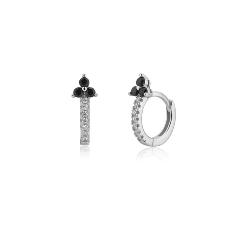 FLOWER GARDEN HOOP EARRINGS
