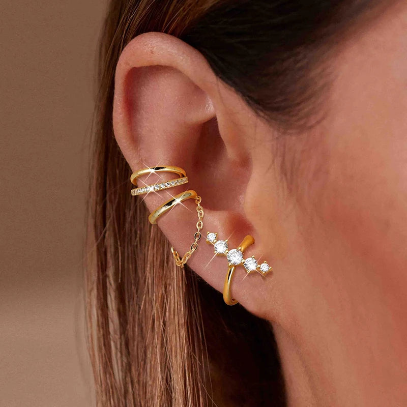 CUFF ME EARRING SET