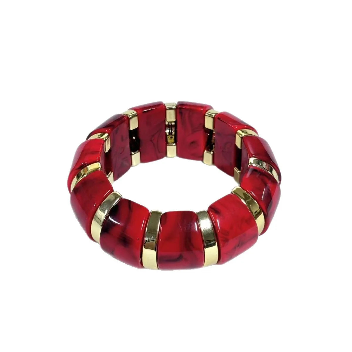 MARBLE LOVE  RESIN X ELASTIC BANGLE