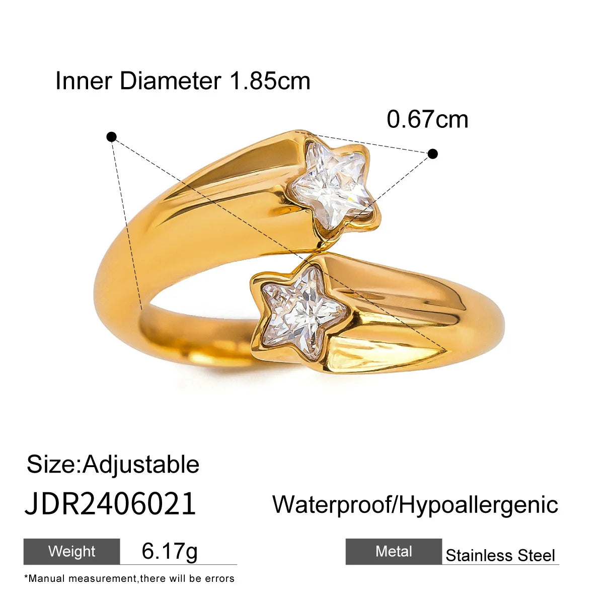 LUCKY LOVE  LAYERED RING