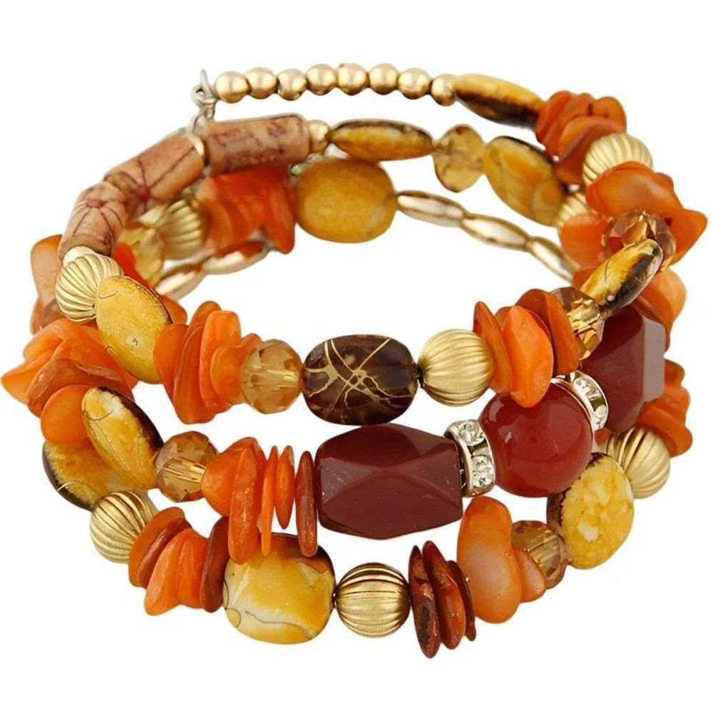 WRAP ME BEADED BRACELET