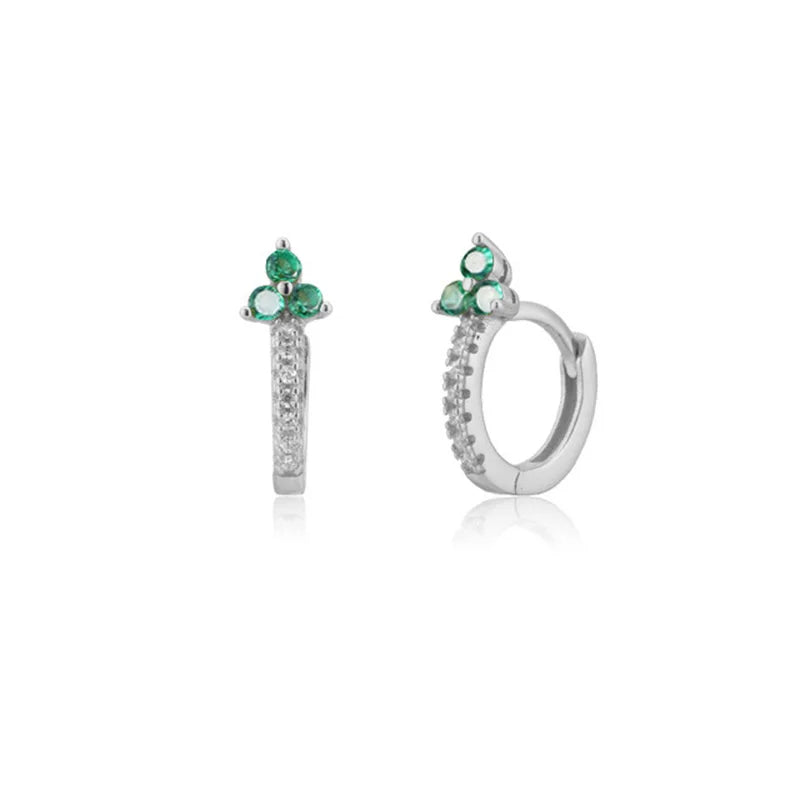 FLOWER GARDEN HOOP EARRINGS
