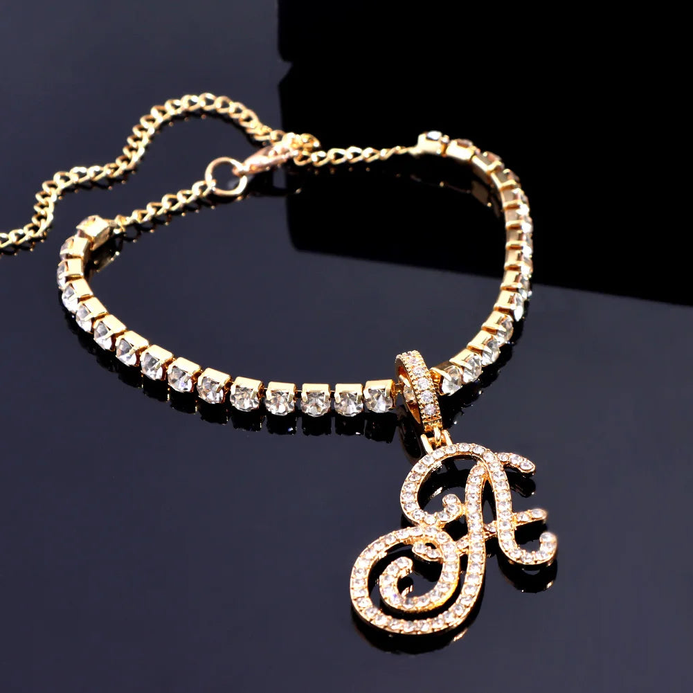 A-Z ICED ME OUT TENNIS ANKLET