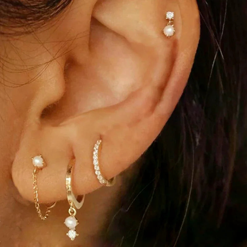 ALL 4 YOU EARRING SET (GOLD PLATED)