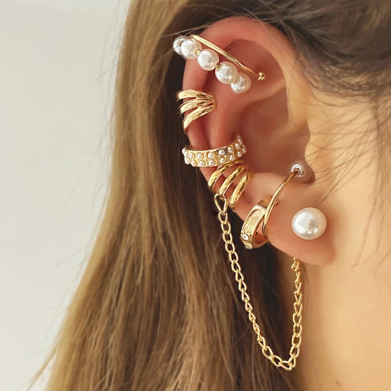 CUFF ME EARRING SET
