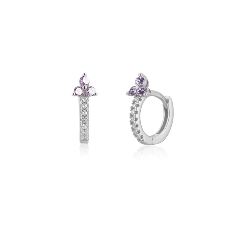 FLOWER GARDEN HOOP EARRINGS