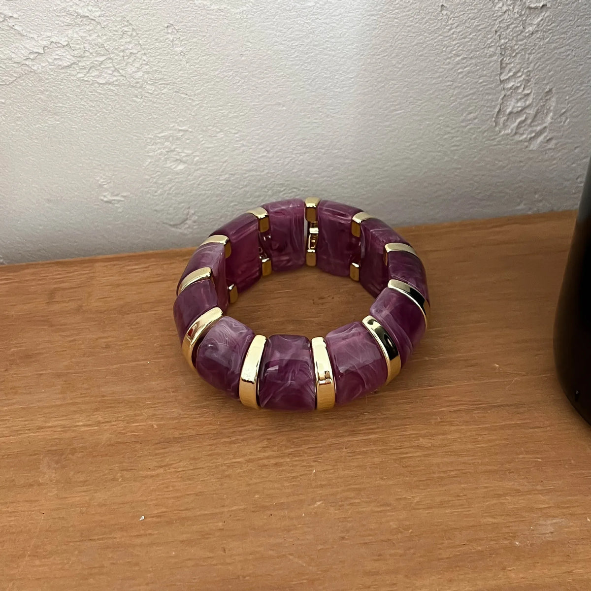 MARBLE LOVE  RESIN X ELASTIC BANGLE