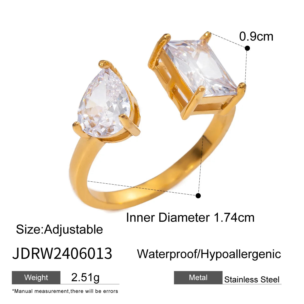 LUCKY LOVE  LAYERED RING