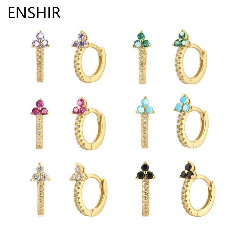 FLOWER GARDEN HOOP EARRINGS