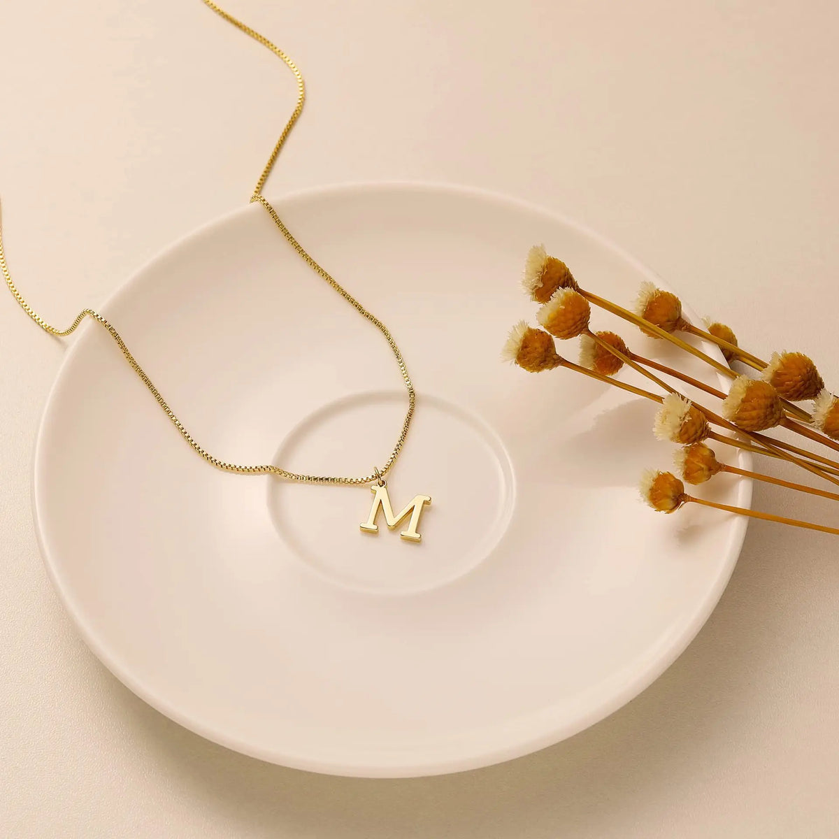 MINIMALIST A-Z INITIAL NECKLACE