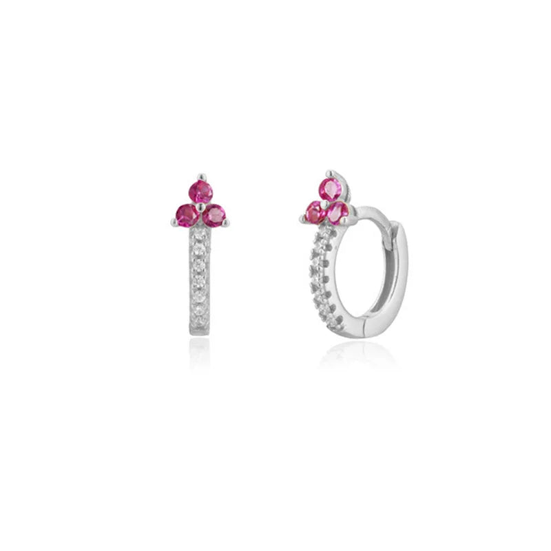 FLOWER GARDEN HOOP EARRINGS