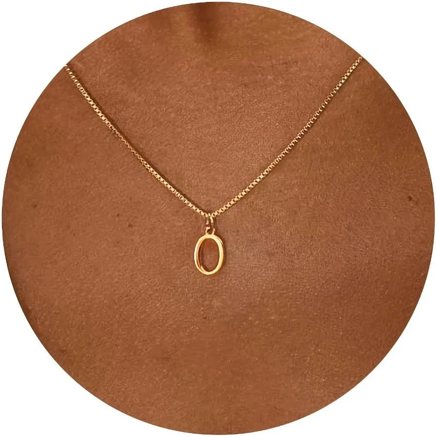 MINIMALIST A-Z INITIAL NECKLACE