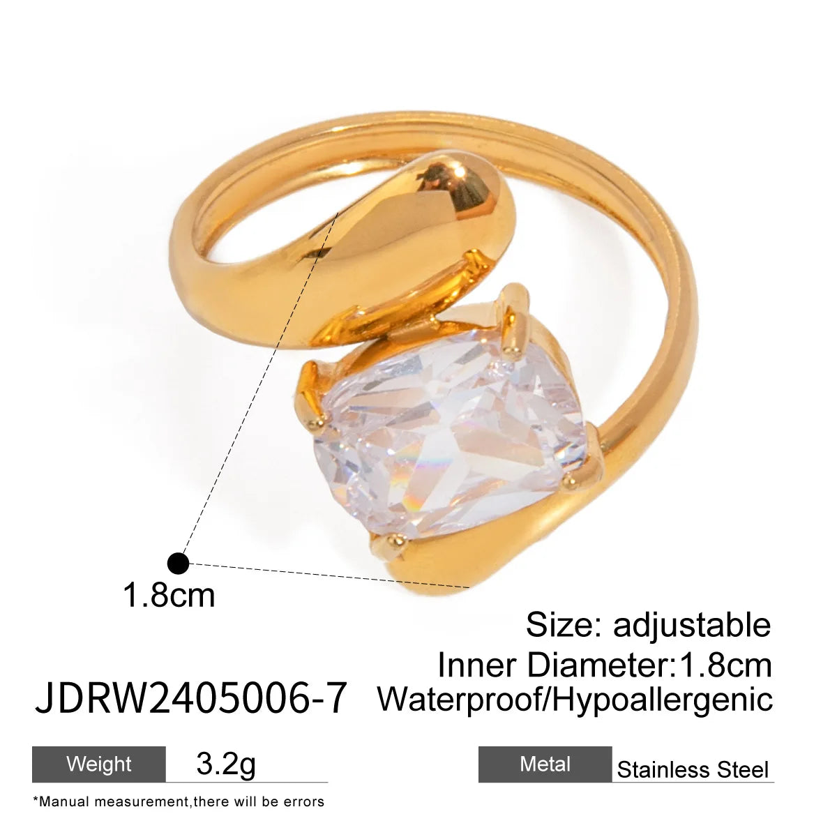 LUCKY LOVE  LAYERED RING