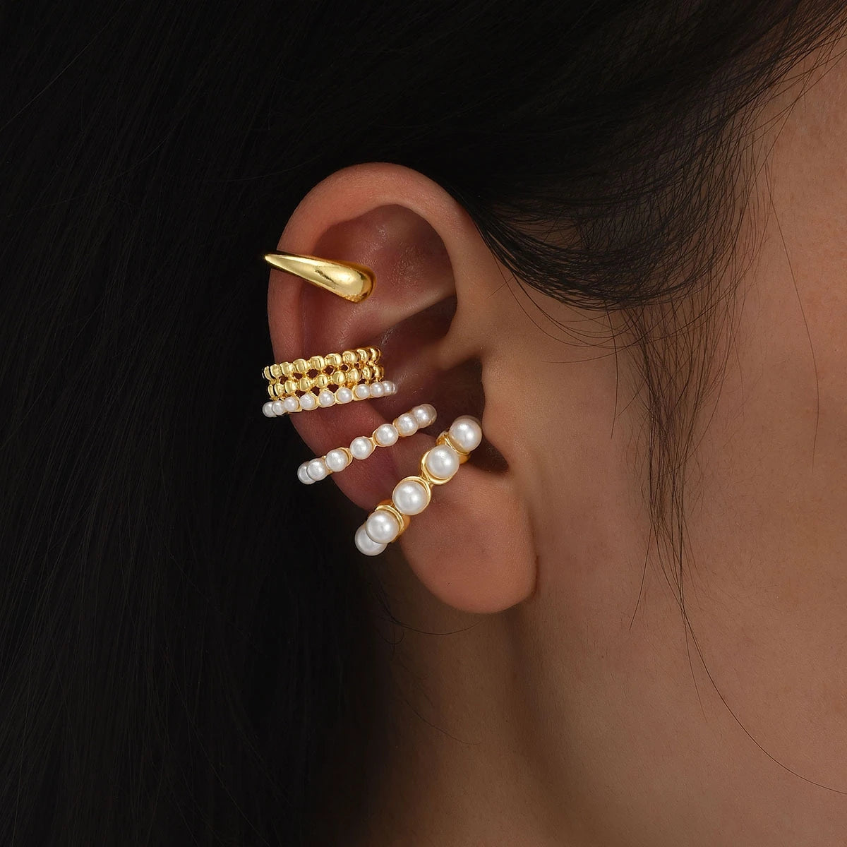 CUFF ME EARRING SET
