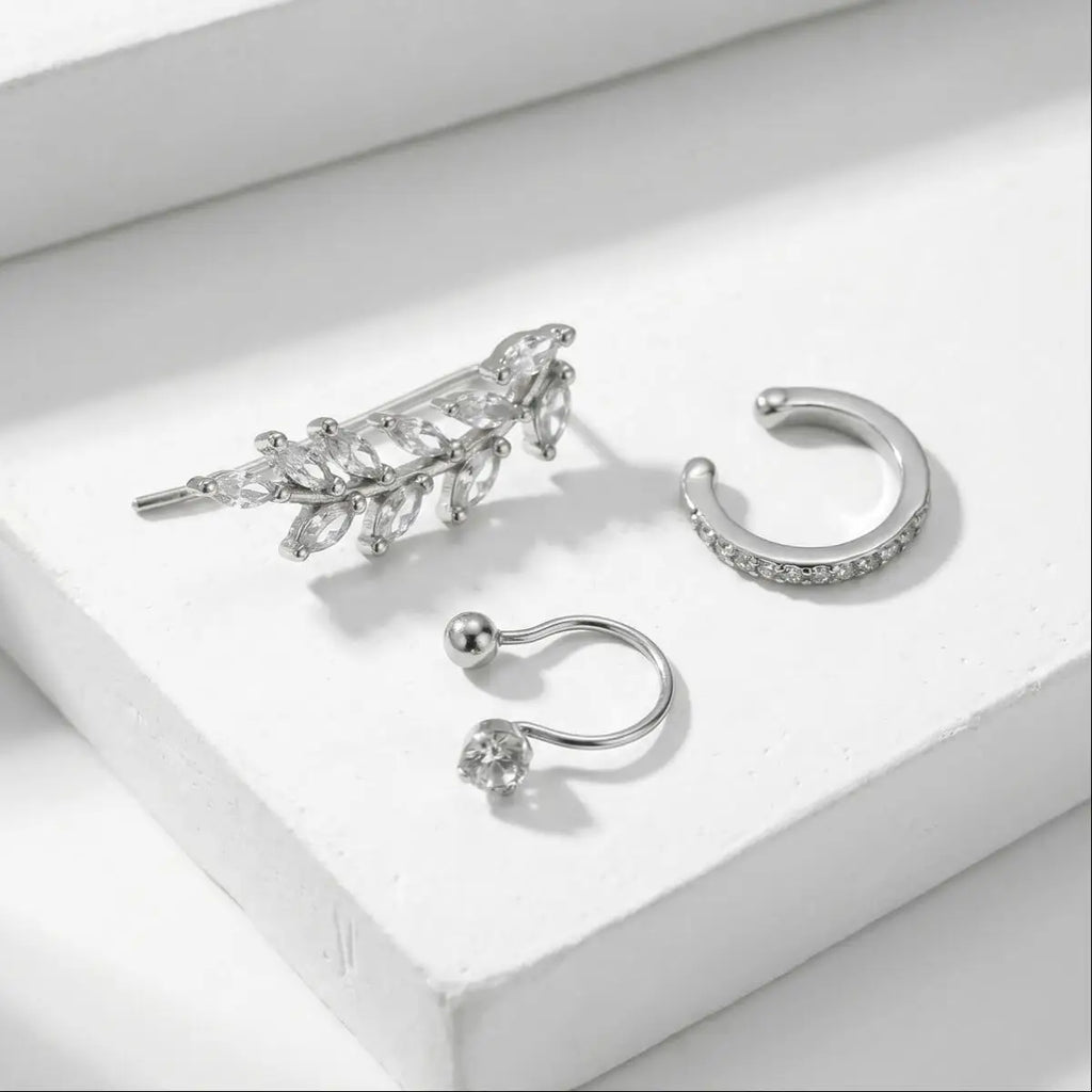 ATHENS EARRING SET (PIERCELESS)