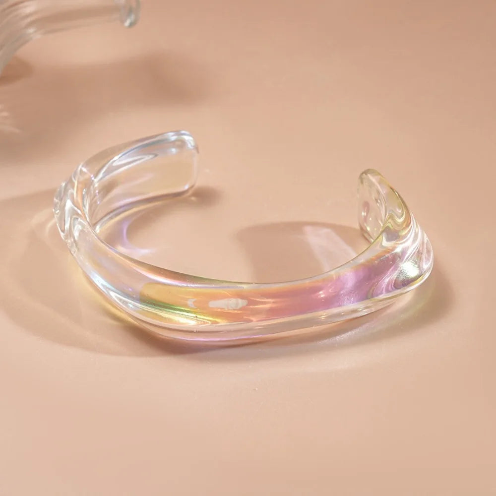 TRANSPARENT RESIN BRACELET