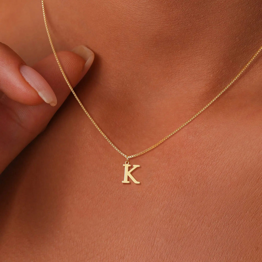 MINIMALIST A-Z INITIAL NECKLACE