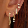 ALL 4 YOU EARRING SET (GOLD PLATED)
