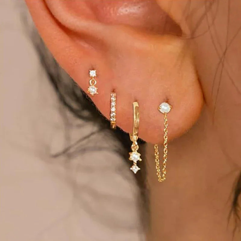 ALL 4 YOU EARRING SET (GOLD PLATED)