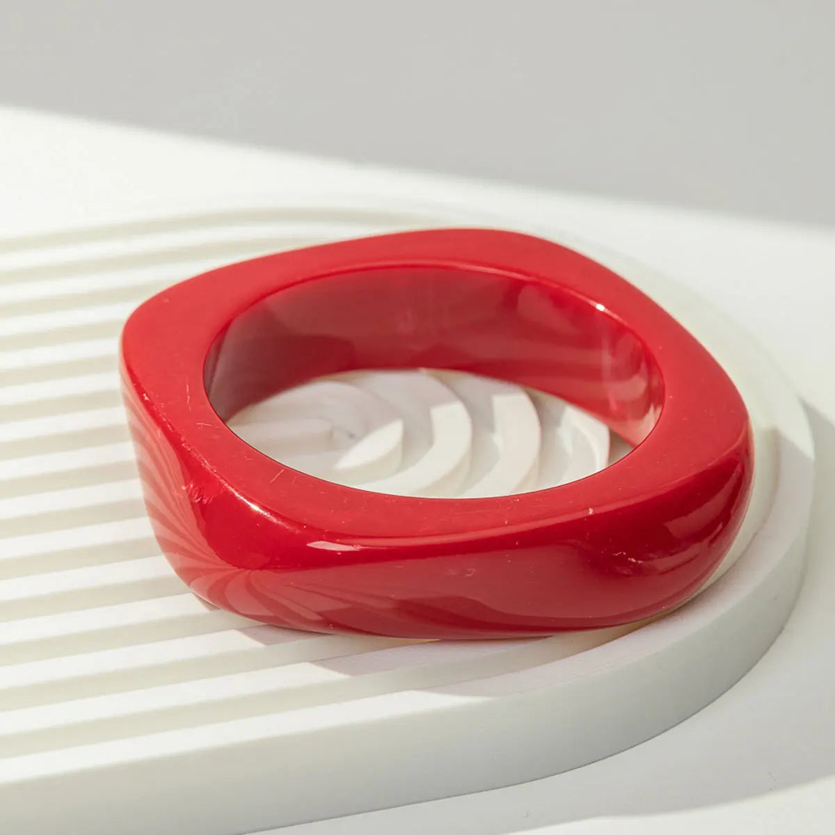 RED SMEAR RESIN BANGLE
