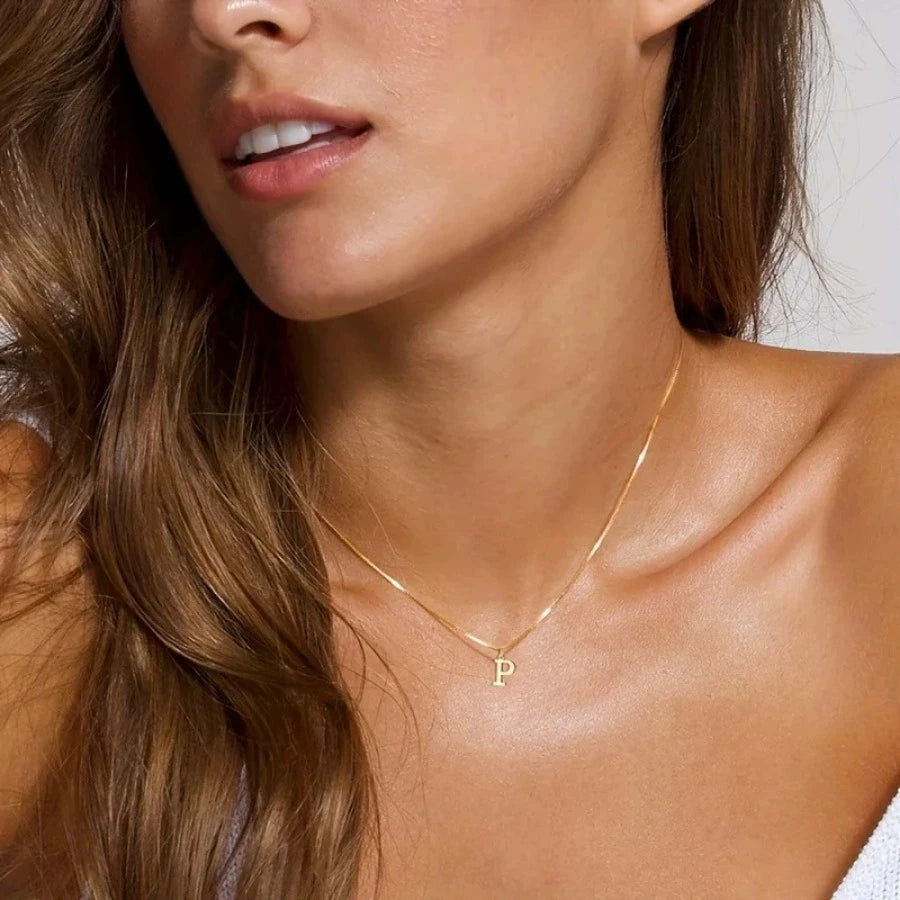 MINIMALIST A-Z INITIAL NECKLACE