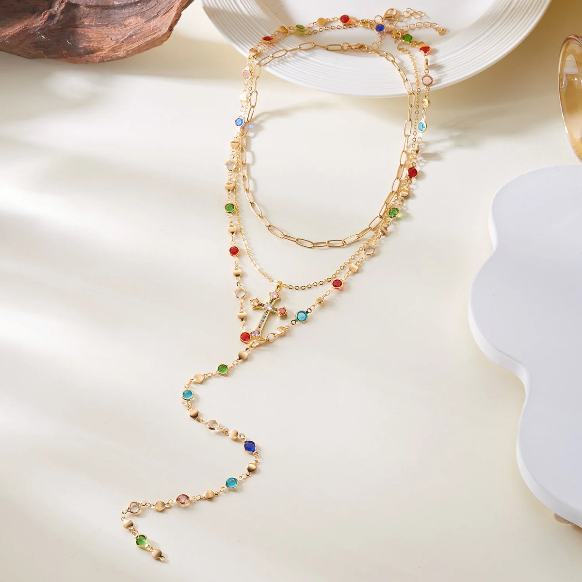COLOR MY LIFE LAYERED NECKLACE