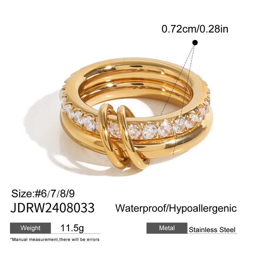 LUCKY LOVE  LAYERED RING