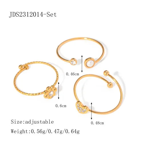 LUCKY LOVE  LAYERED RING