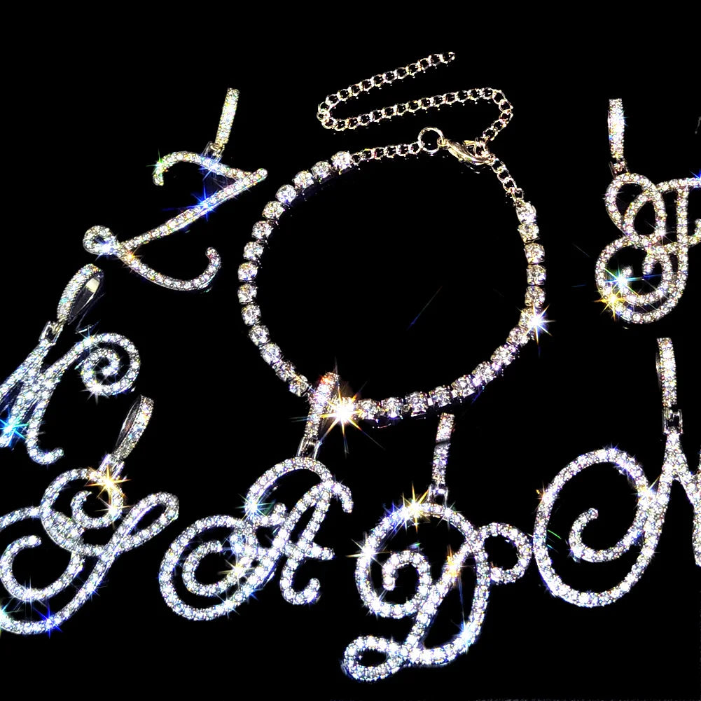 A-Z ICED ME OUT TENNIS ANKLET