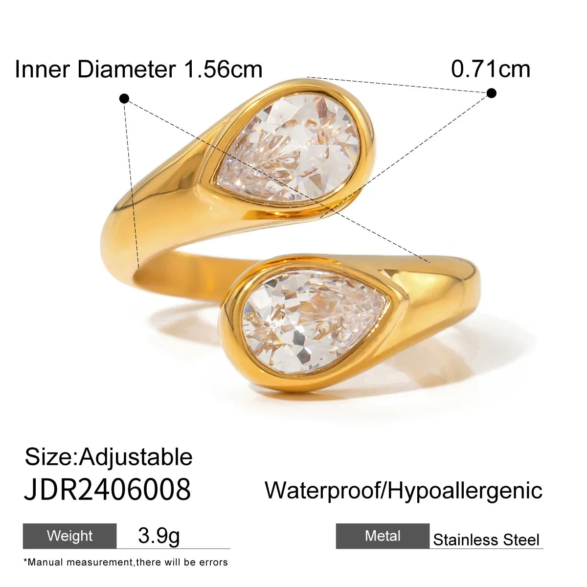 LUCKY LOVE  LAYERED RING