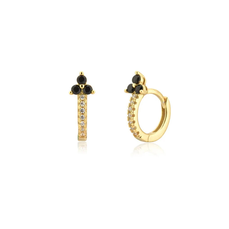 FLOWER GARDEN HOOP EARRINGS