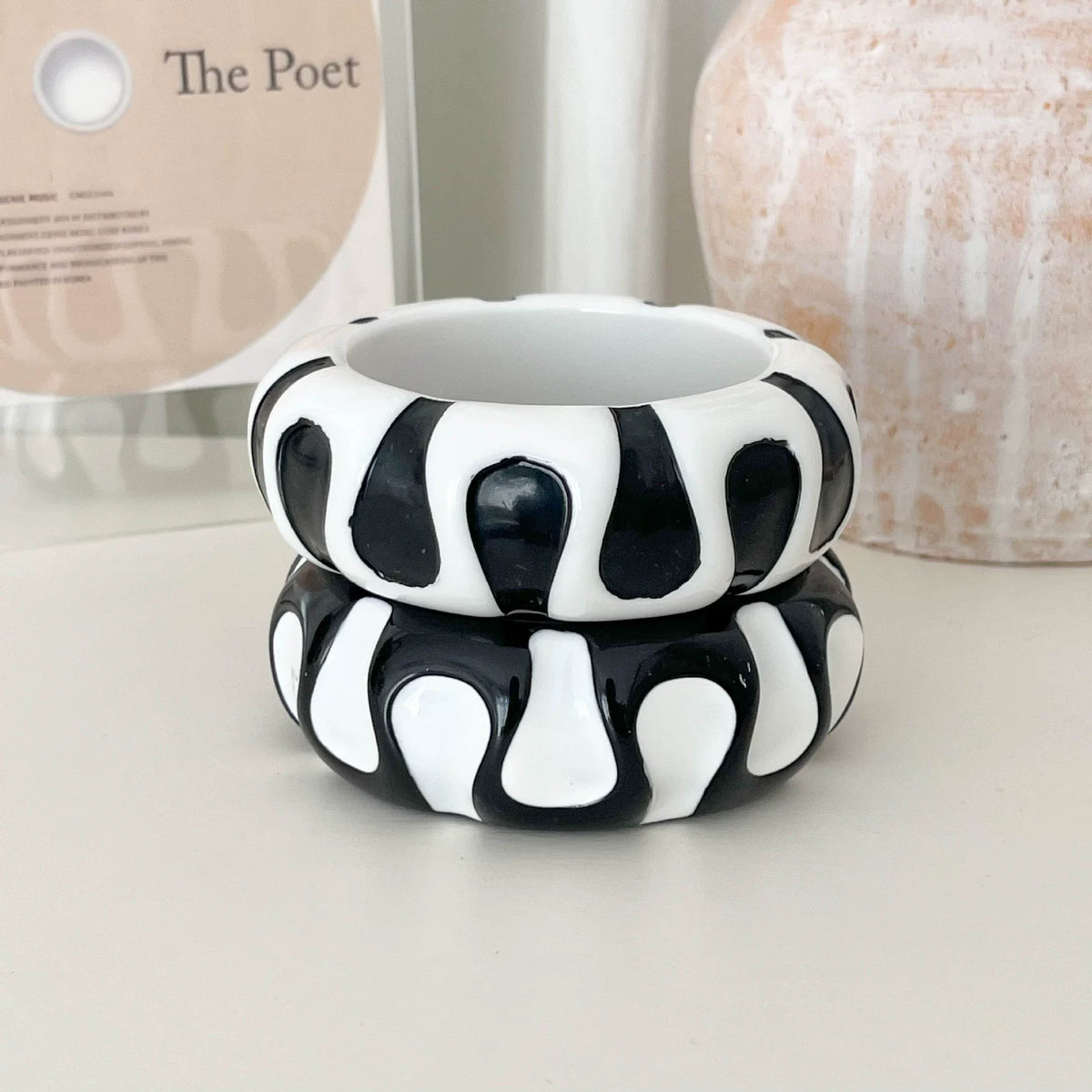 YIN N YANG RESIN BANGLE
