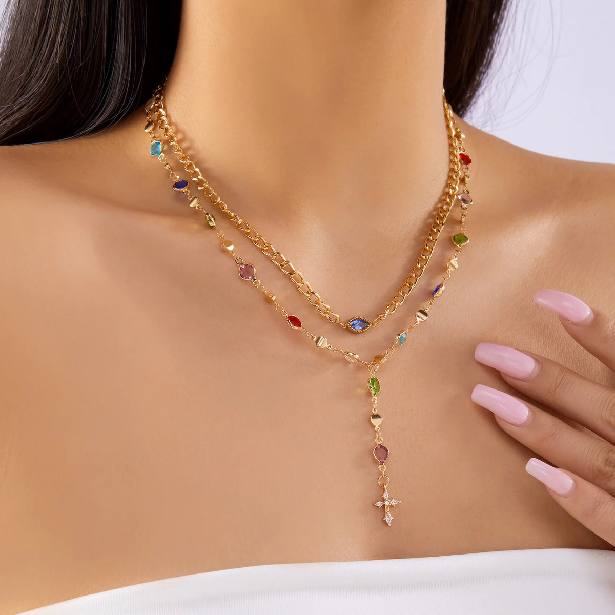 COLOR MY LIFE LAYERED NECKLACE