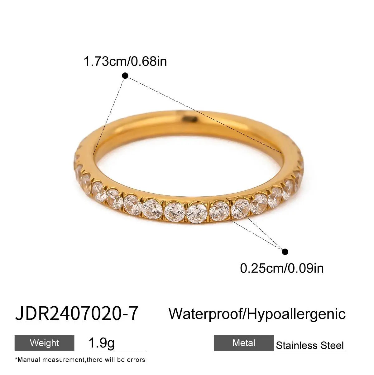 LUCKY LOVE  LAYERED RING