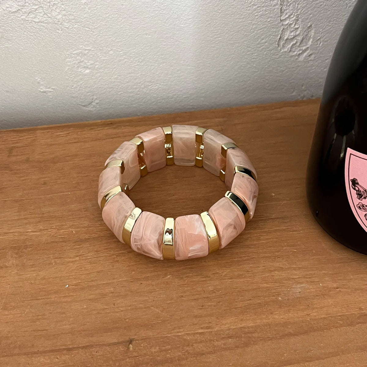 MARBLE LOVE  RESIN X ELASTIC BANGLE