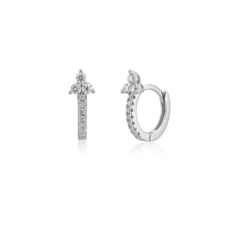 FLOWER GARDEN HOOP EARRINGS