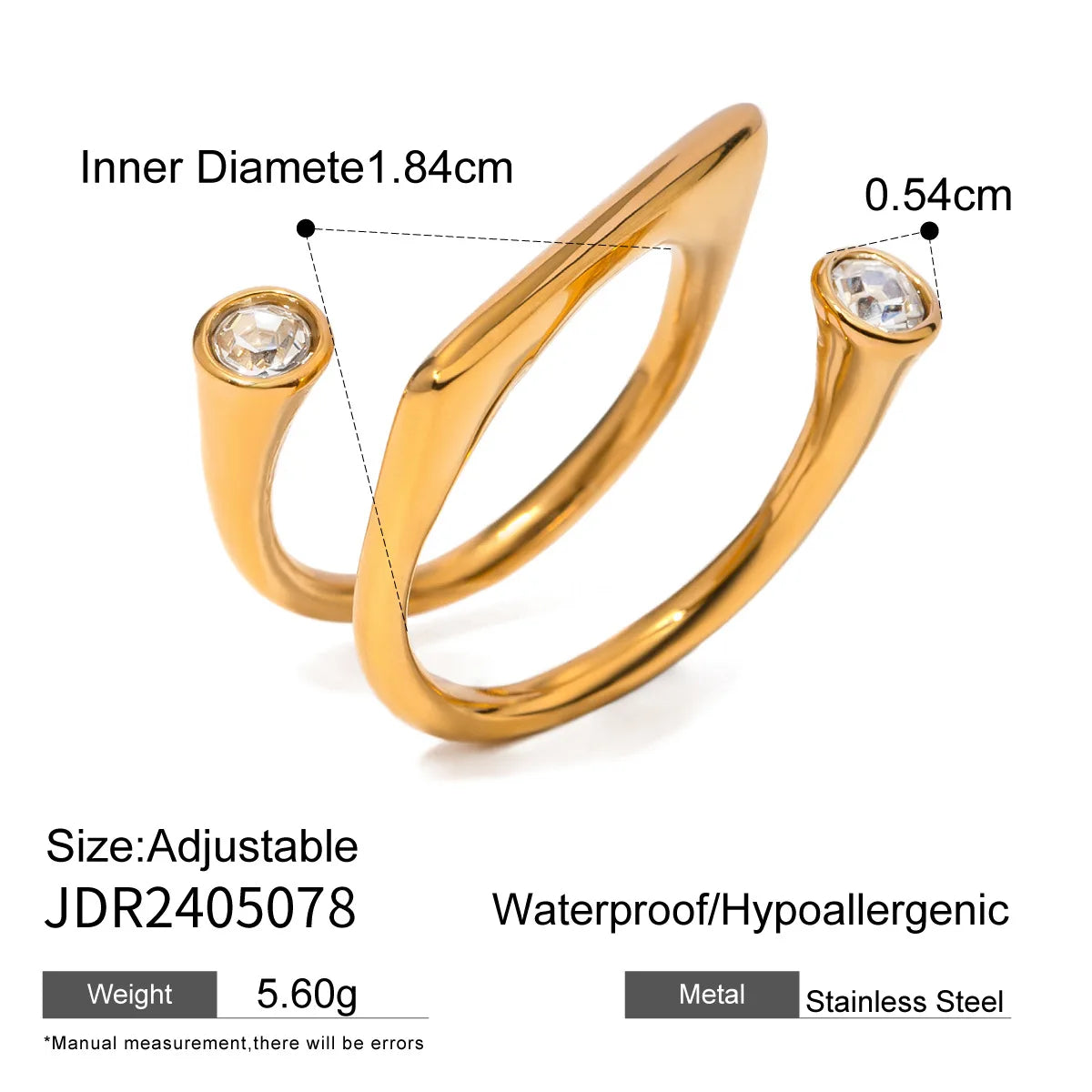 LUCKY LOVE  LAYERED RING